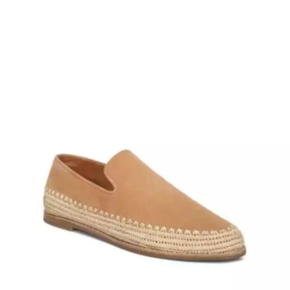 Vince Womens Dark Brown  Suede Leather Shoes